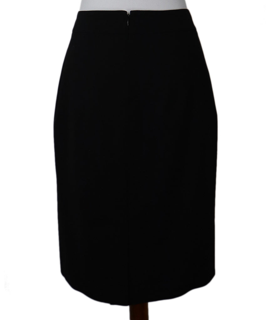 Theory Black Wool Skirt 2