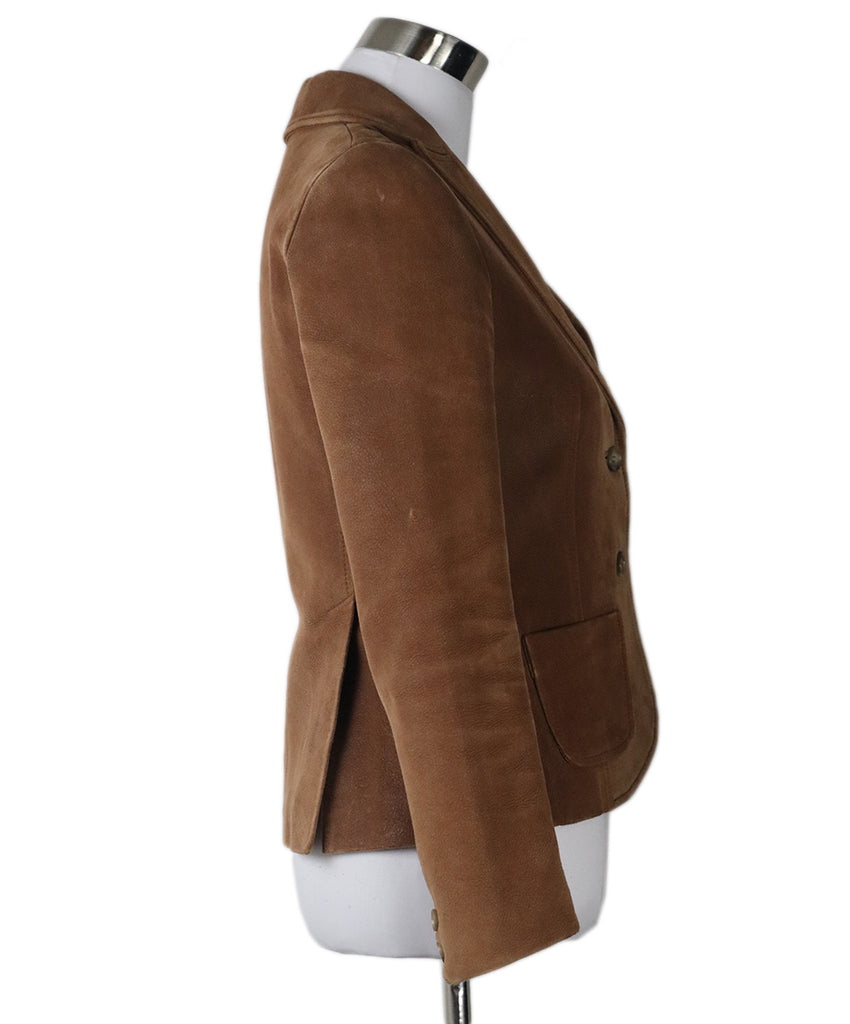 Theory Tan Suede Jacket 1