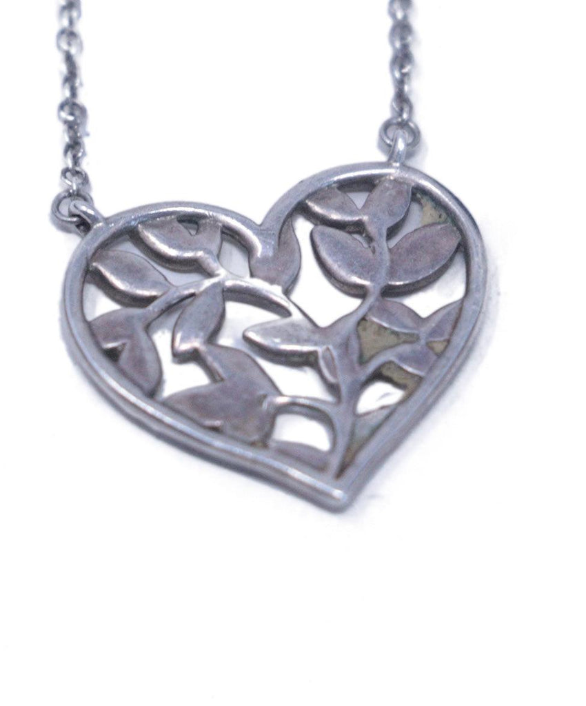 Tiffany & Co. Olive Leaf Heart Necklace 2