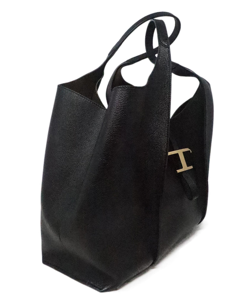 Tod's Black Leather Shoulder Bag 1