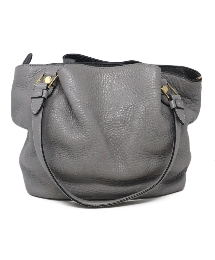 Tod's Grey Leather Shoulder Bag 2