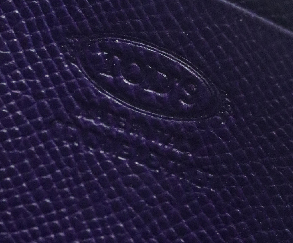 Tod's Purple Leather Card Case 7