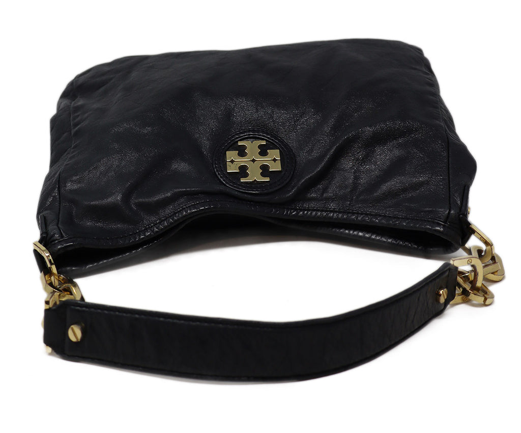 Tory Burch Black Leather Shoulder Bag 4