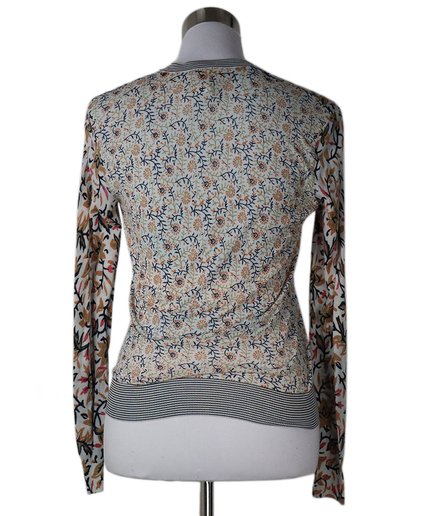 Tory Burch Floral Print Cotton Cardigan 2