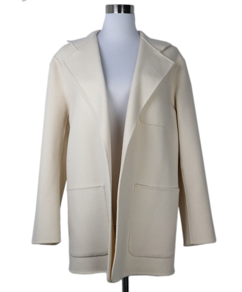 Toteme Ivory Wool Coat 