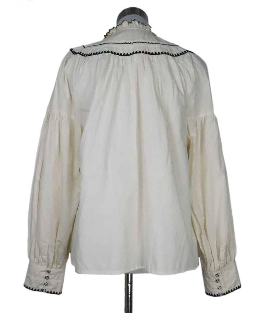 Ulla Johnson Cream & Black Blouse 2