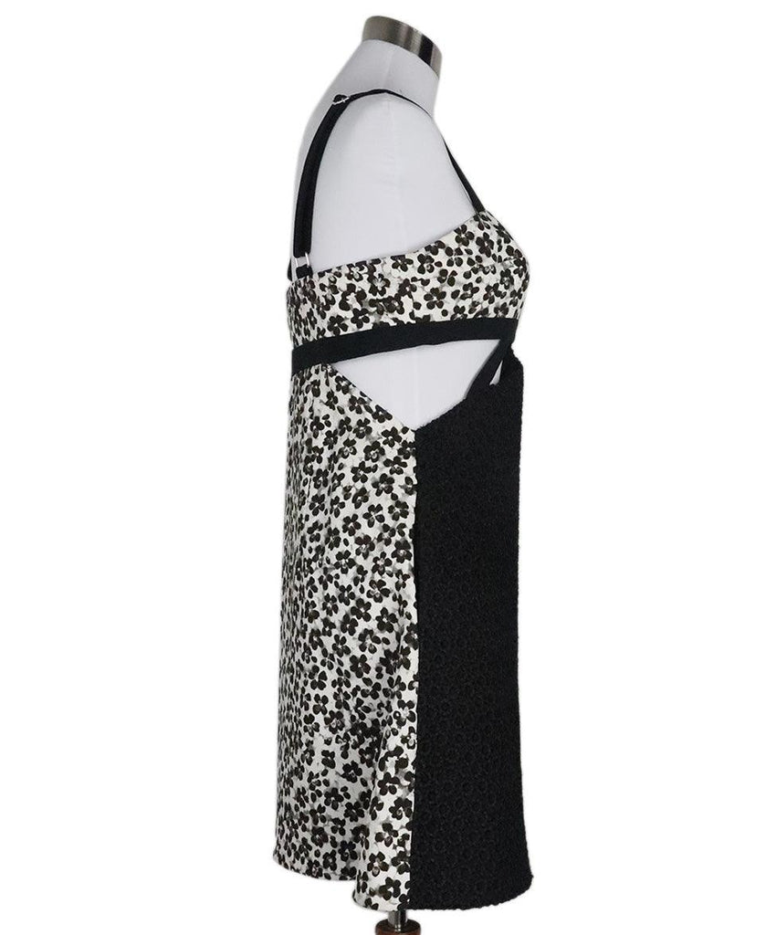 Ungaro Black & White Print Dress sz 6 - Michael's Consignment NYC