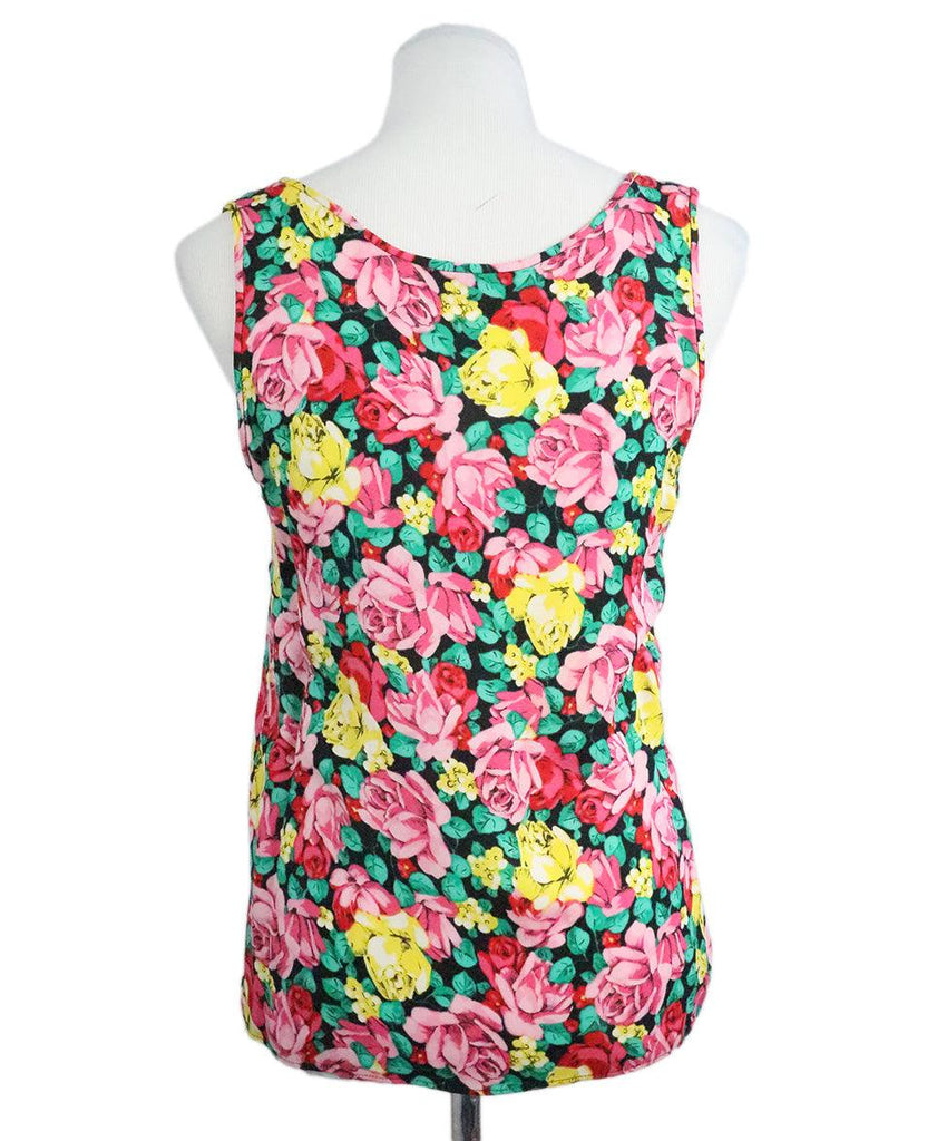 Ungaro Multicolor Floral Print Tank Top sz 6 - Michael's Consignment NYC