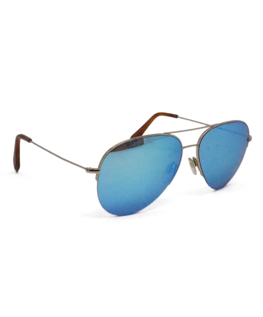 V. Beckham Blue Lens Aviator Sunglasses 1