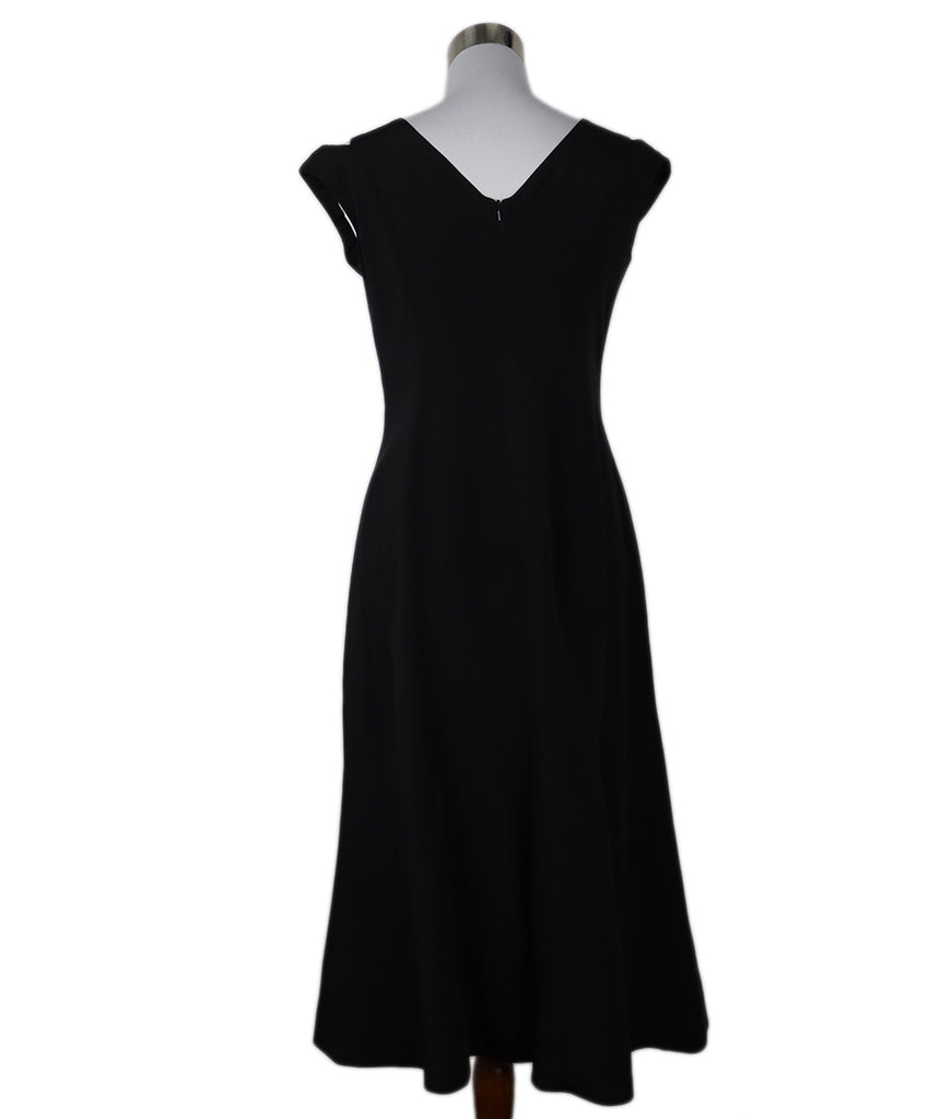 Valdi Couture Black Silk Dress 2