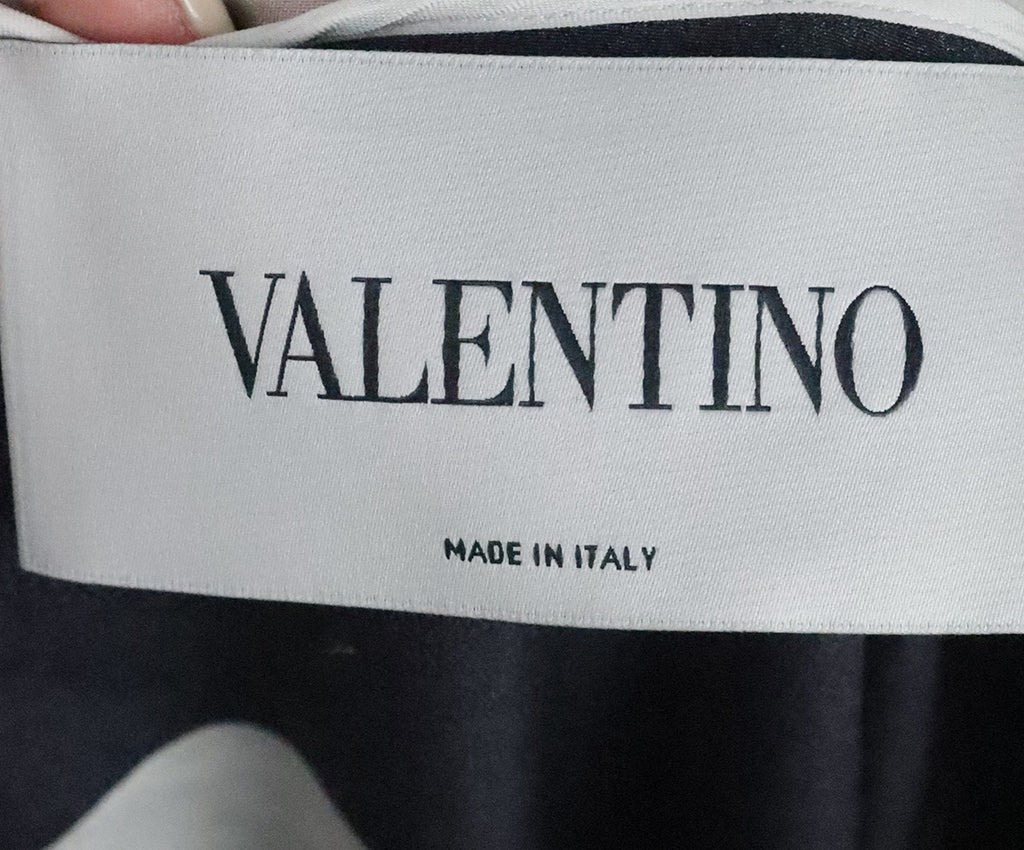 Valentino B&W Print Silk Dress 3