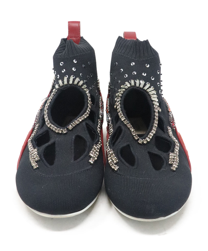 Valentino Multicolor Rhinestone Sneakers 3