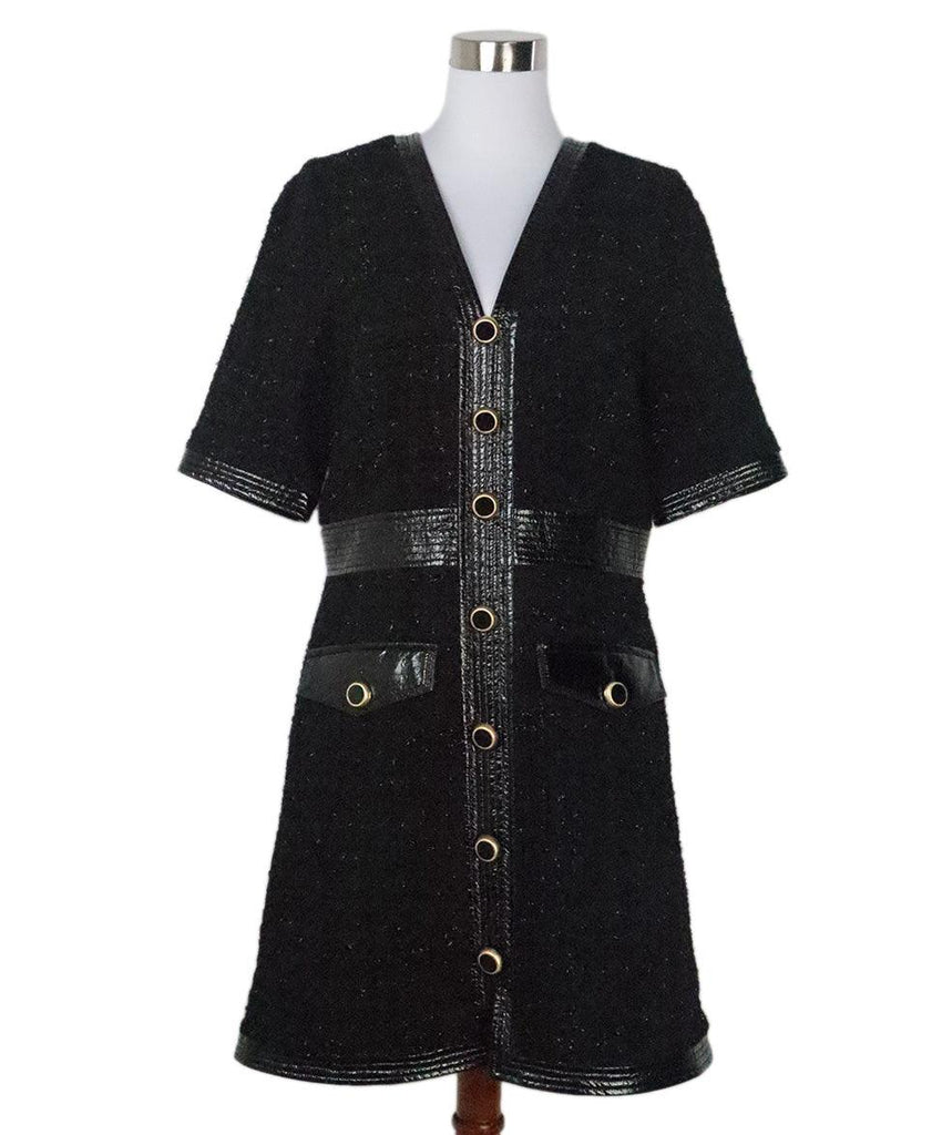 Veronica Beard Black Tweed Dress 