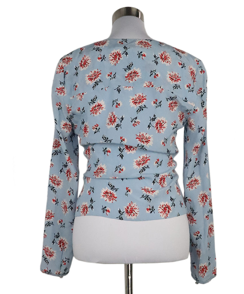 Veronica Beard Print Silk Top 2