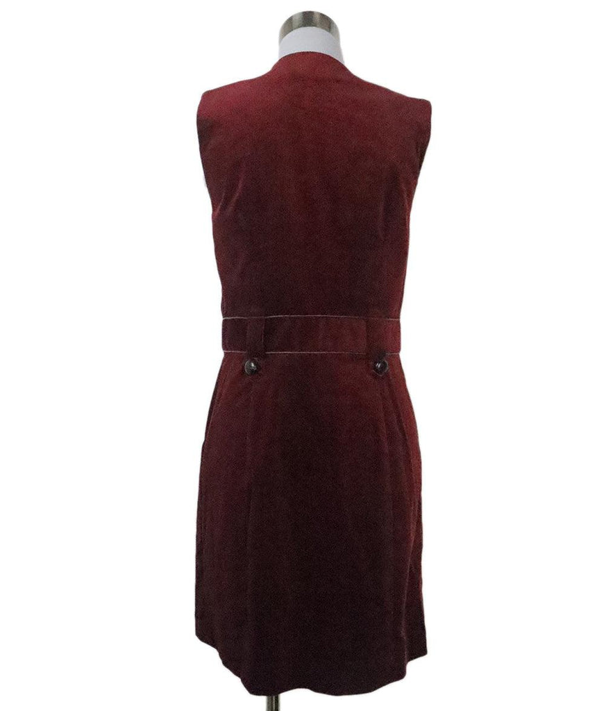 Veronica Beard Burgundy Corduroy Dress 2