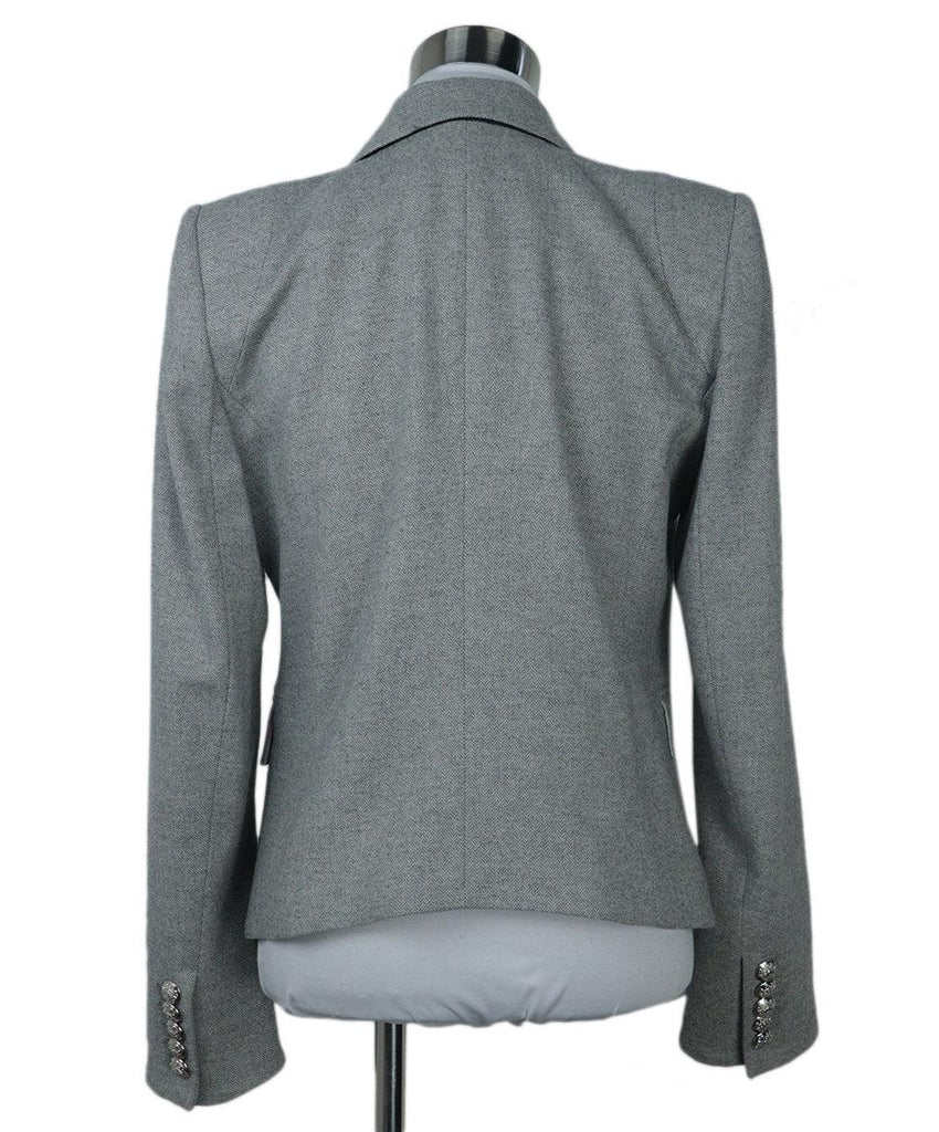 Veronica Beard Grey Wool Blazer 2