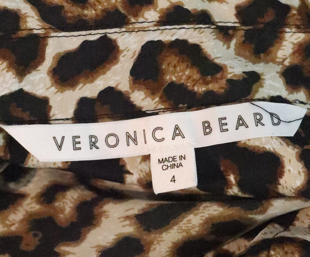 Veronica Beard Leopard Print Blouse 3