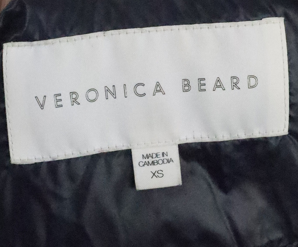 Veronica Beard Navy & Grey Puffer Jacket 3