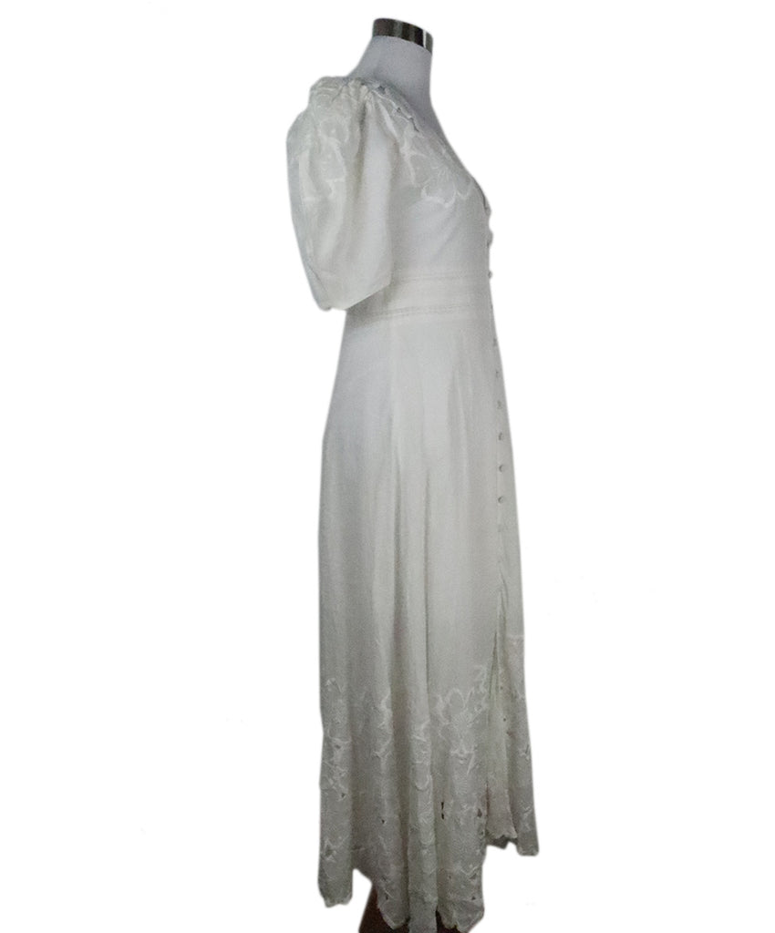 Veronica Beard White Embroidered Dress 1