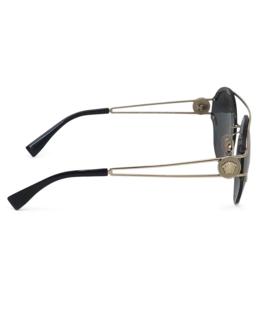 Versace Black & Gold Sunglasses 2