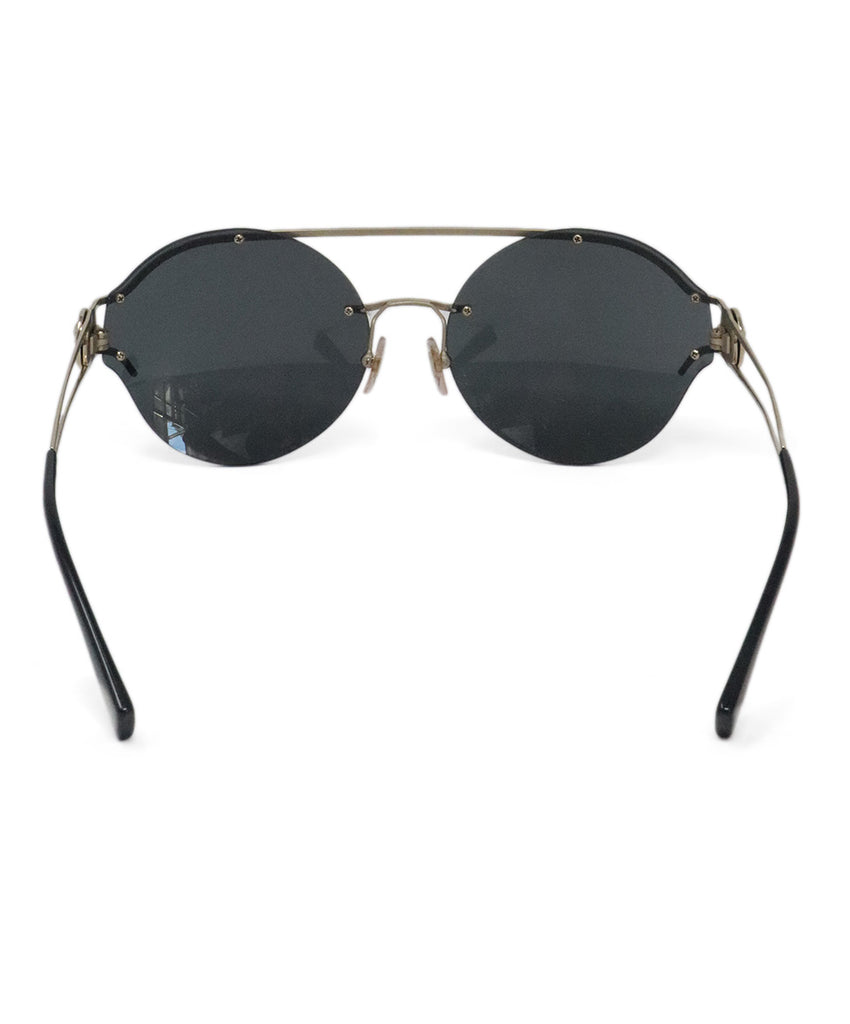 Versace Black & Gold Sunglasses 4