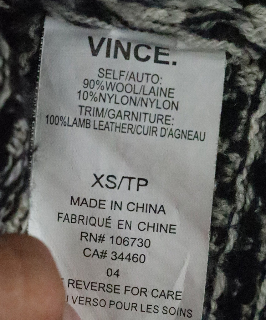 Vince B&W Knit Cardigan 4