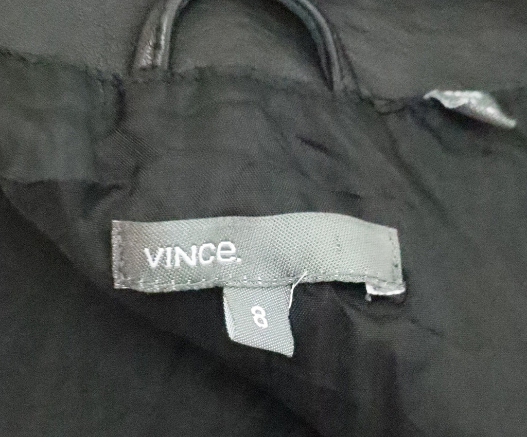 VInce Black Leather Coat 3