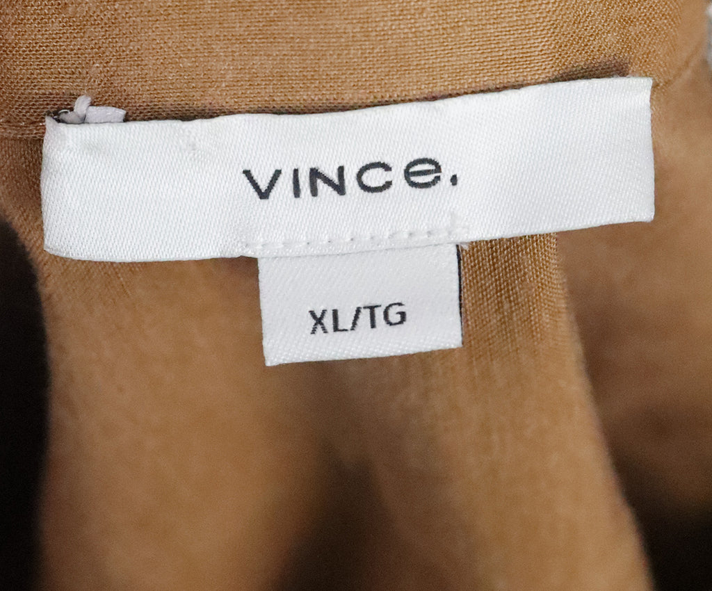 Vince Brown Linen Dress 3