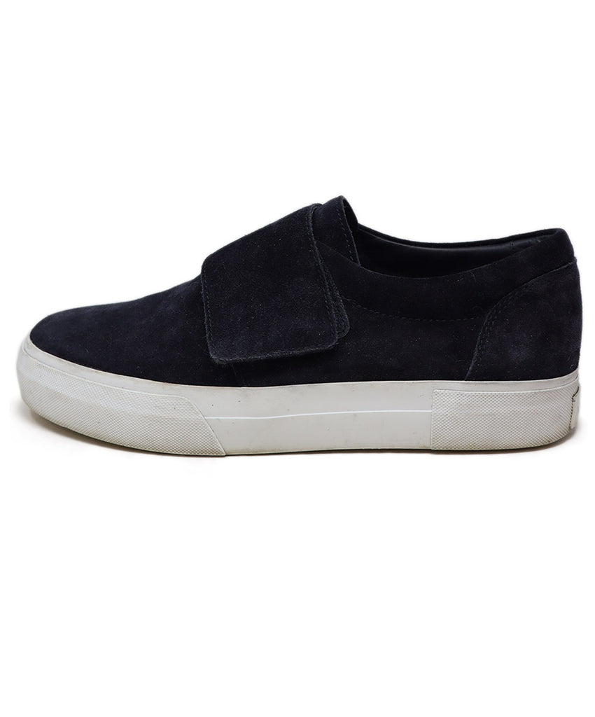 Vince Navy Suede Sneakers 1