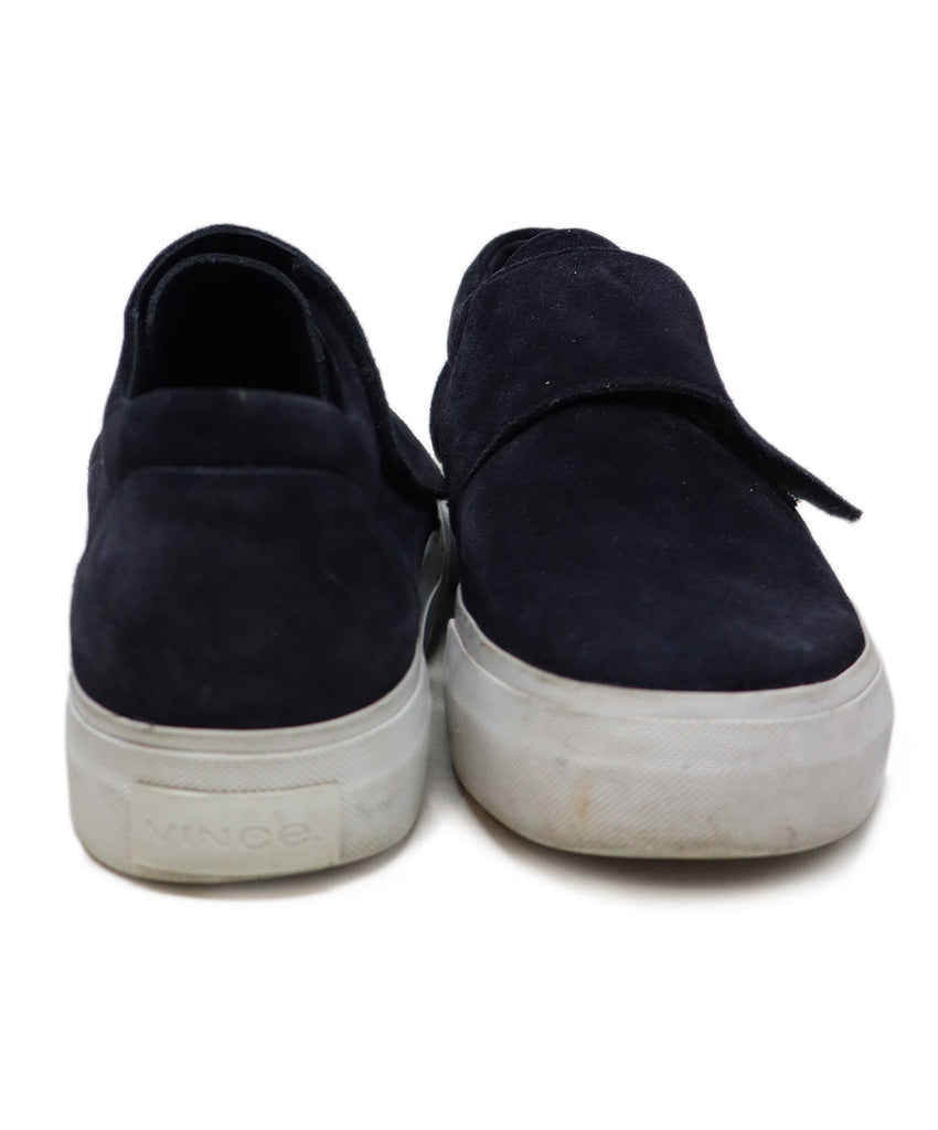 Vince Navy Suede Sneakers 2