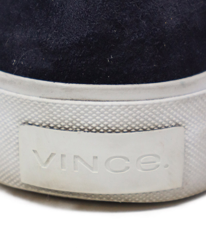 Vince Navy Suede Sneakers 7