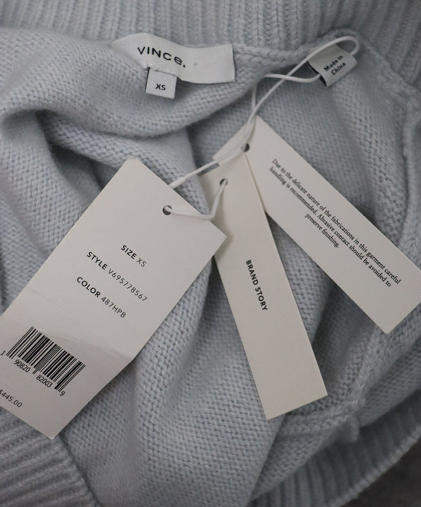 Vince Pale Blue Cashmere Sweater 3