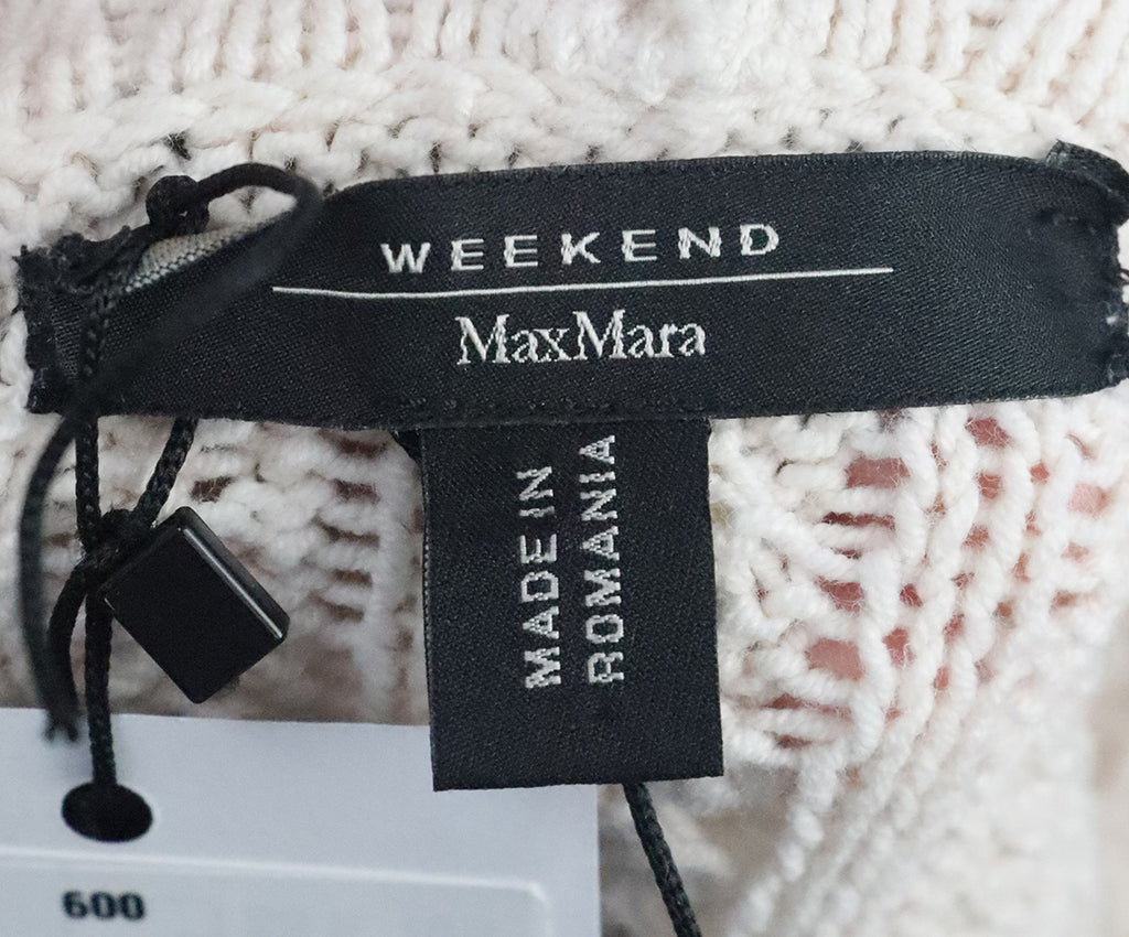 Weekend by Max Mara Beige & Navy Cardigan 3