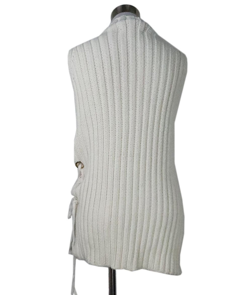 Derek Lam White Knit Sleeveless Turtleneck 2