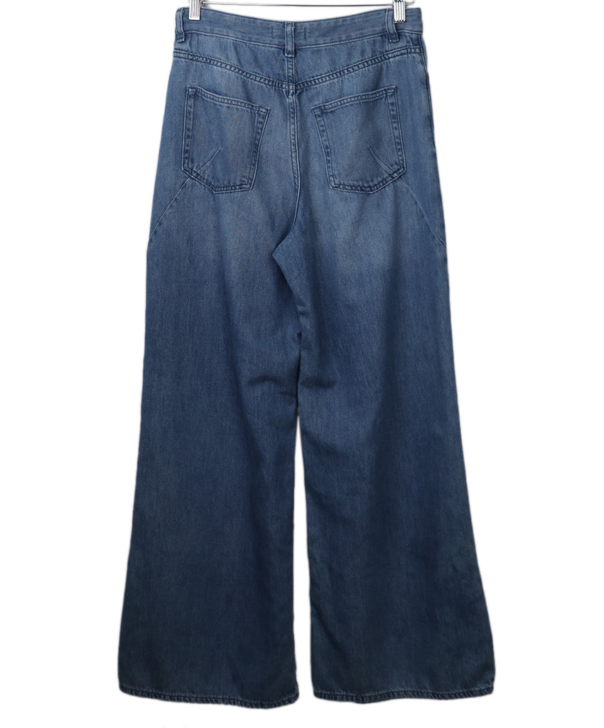 COS Blue Denim Wide Leg Pants 1