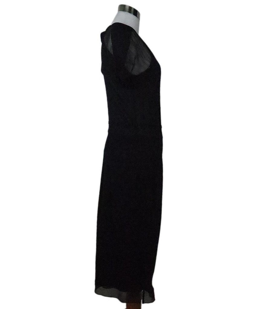 YSL Black Silk & Cotton Dress 1