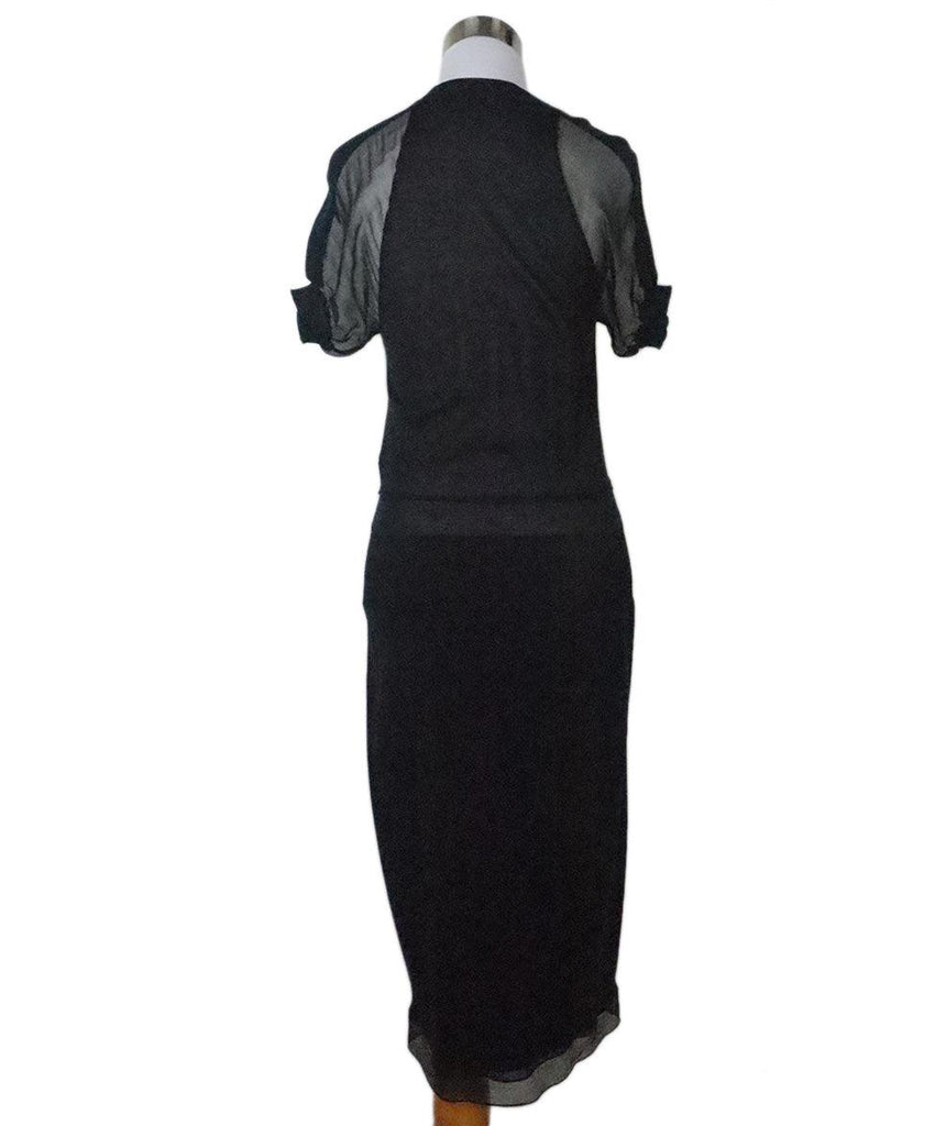 YSL Black Silk & Cotton Dress 2