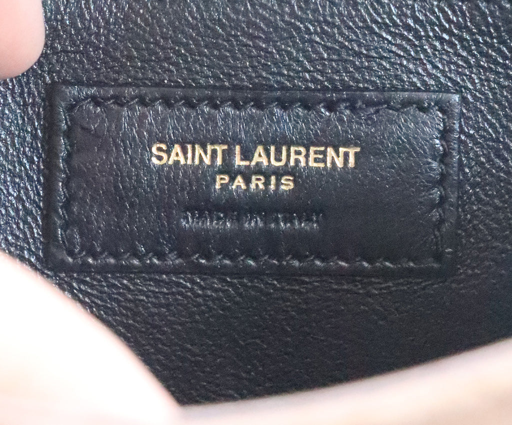 YSL Tan Suede Handbag 7