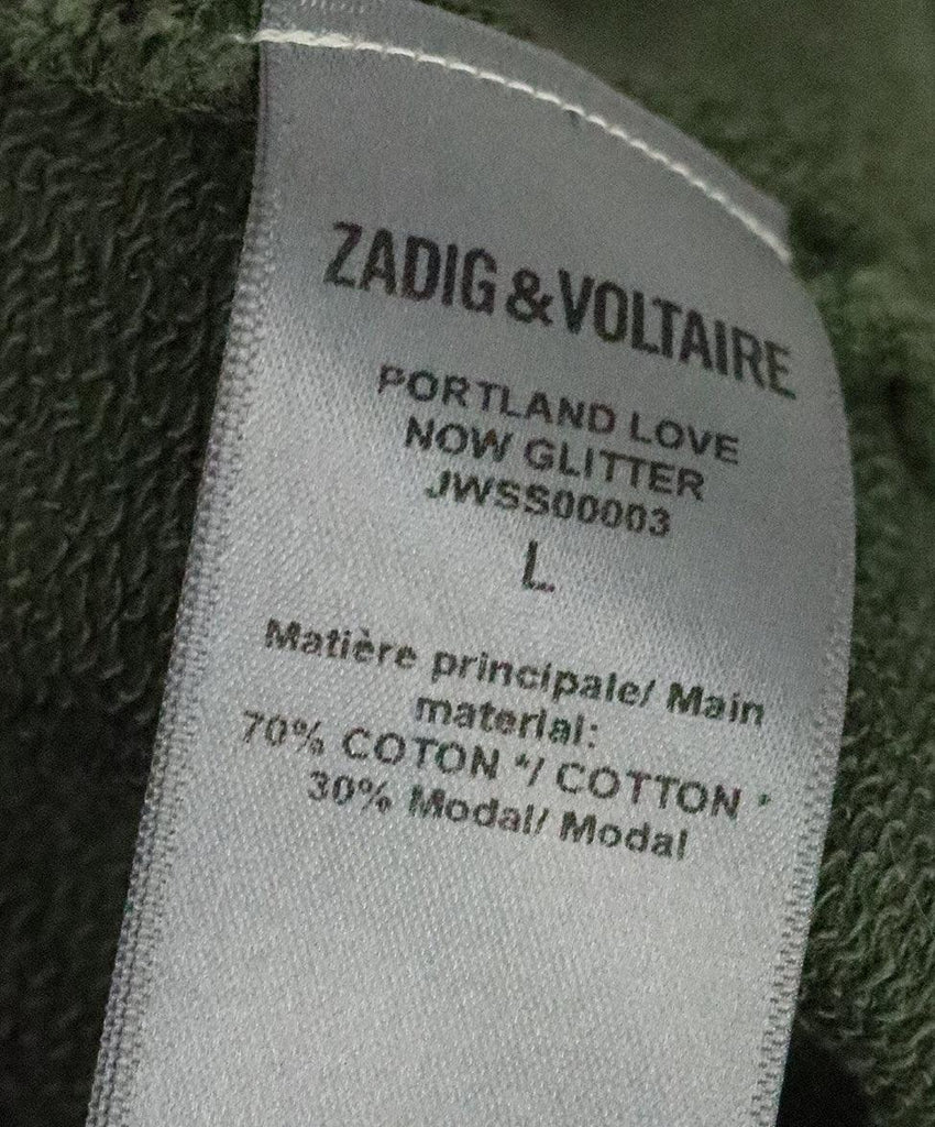 Zadig & Voltaire Olive Sweater 4