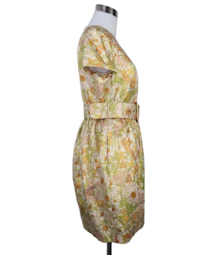 Zimmerman Yellow & Green Floral Print Dress 1