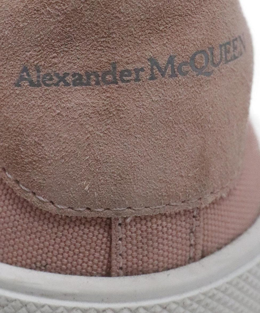 Alexander McQueen Canvas Pink Sneakers sz 7.5 - Michael's Consignment NYC