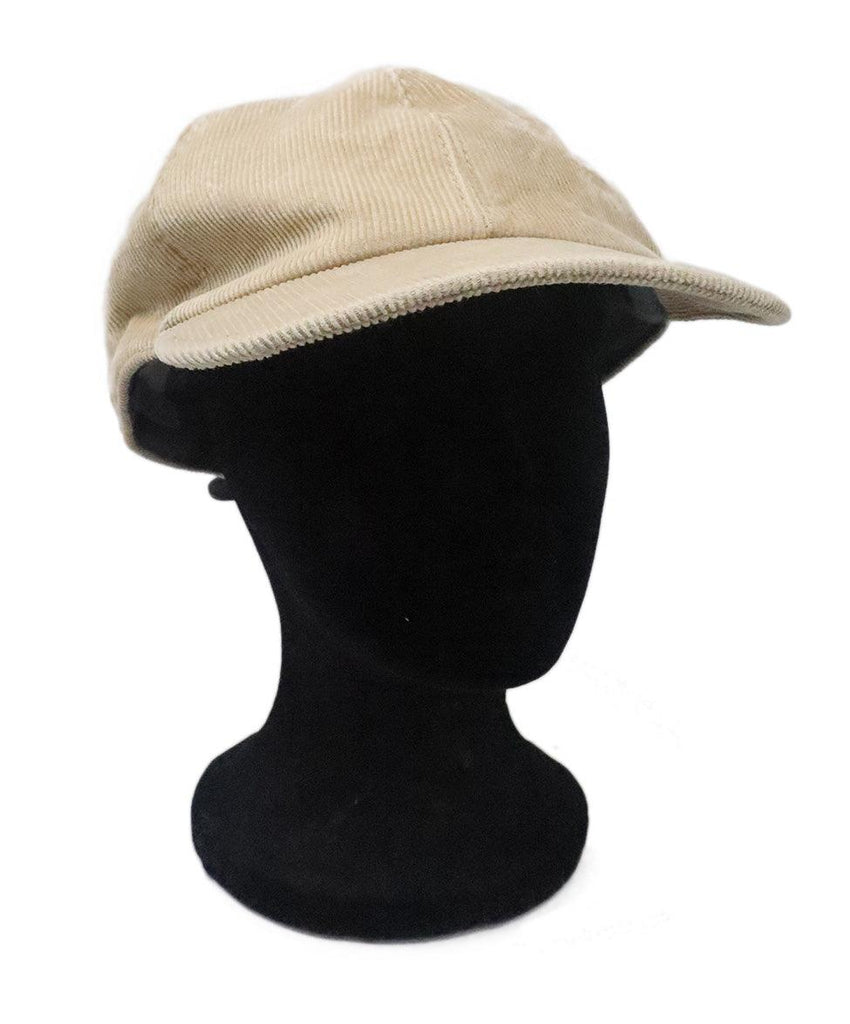 Brunello Cucinelli Beige Corduroy Hat - Michael's Consignment NYC