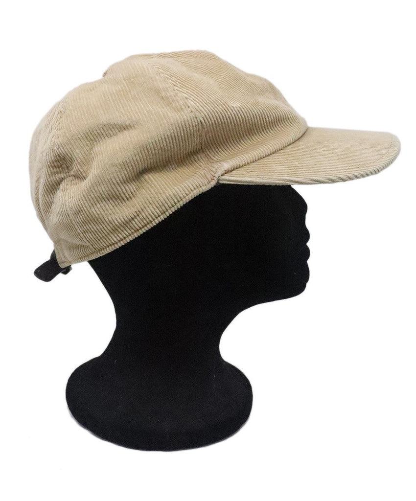 Brunello Cucinelli Beige Corduroy Hat - Michael's Consignment NYC