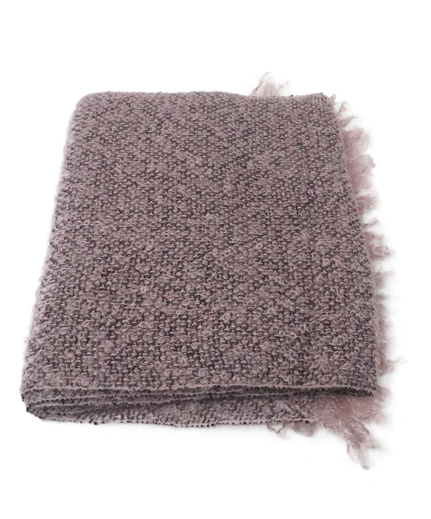 Chanel Mauve Mohair Scarf - Michael's Consignment NYC