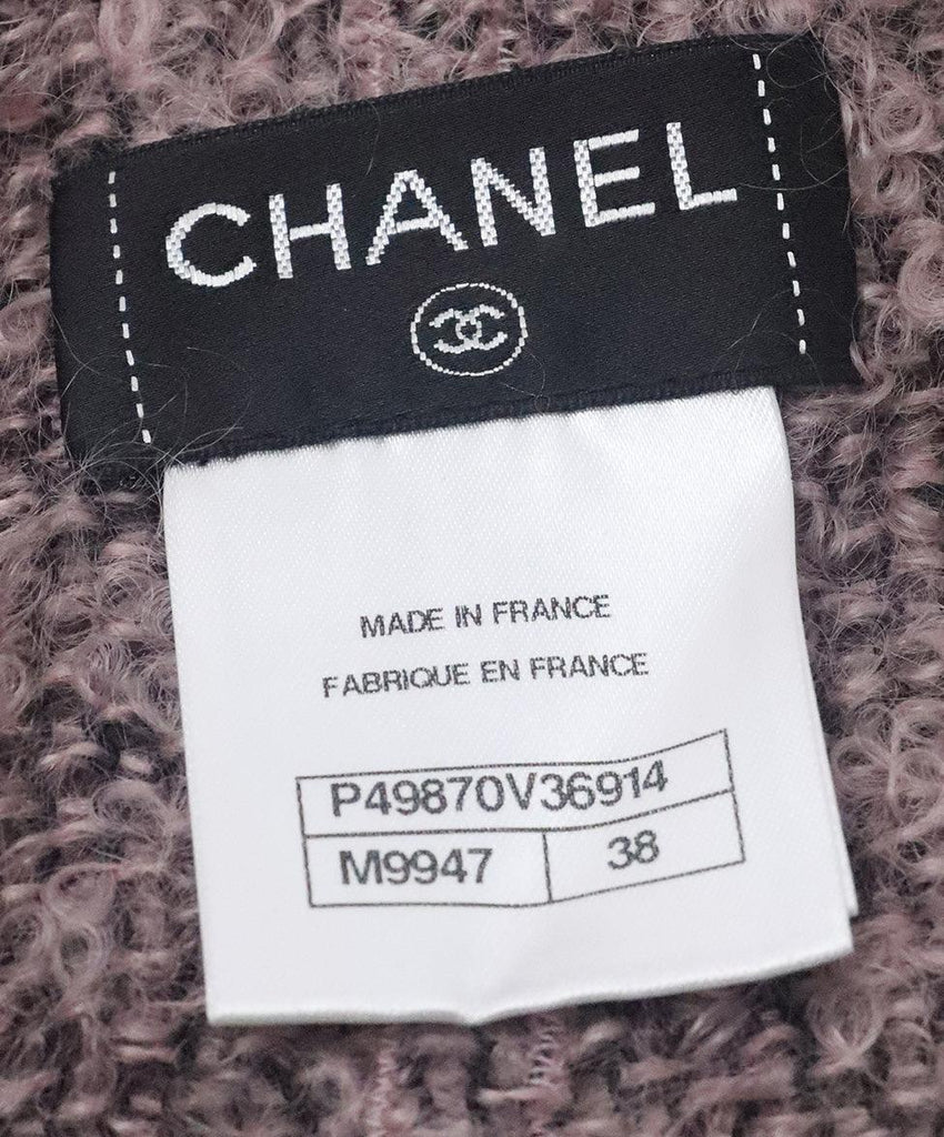 Chanel Mauve Mohair Scarf - Michael's Consignment NYC