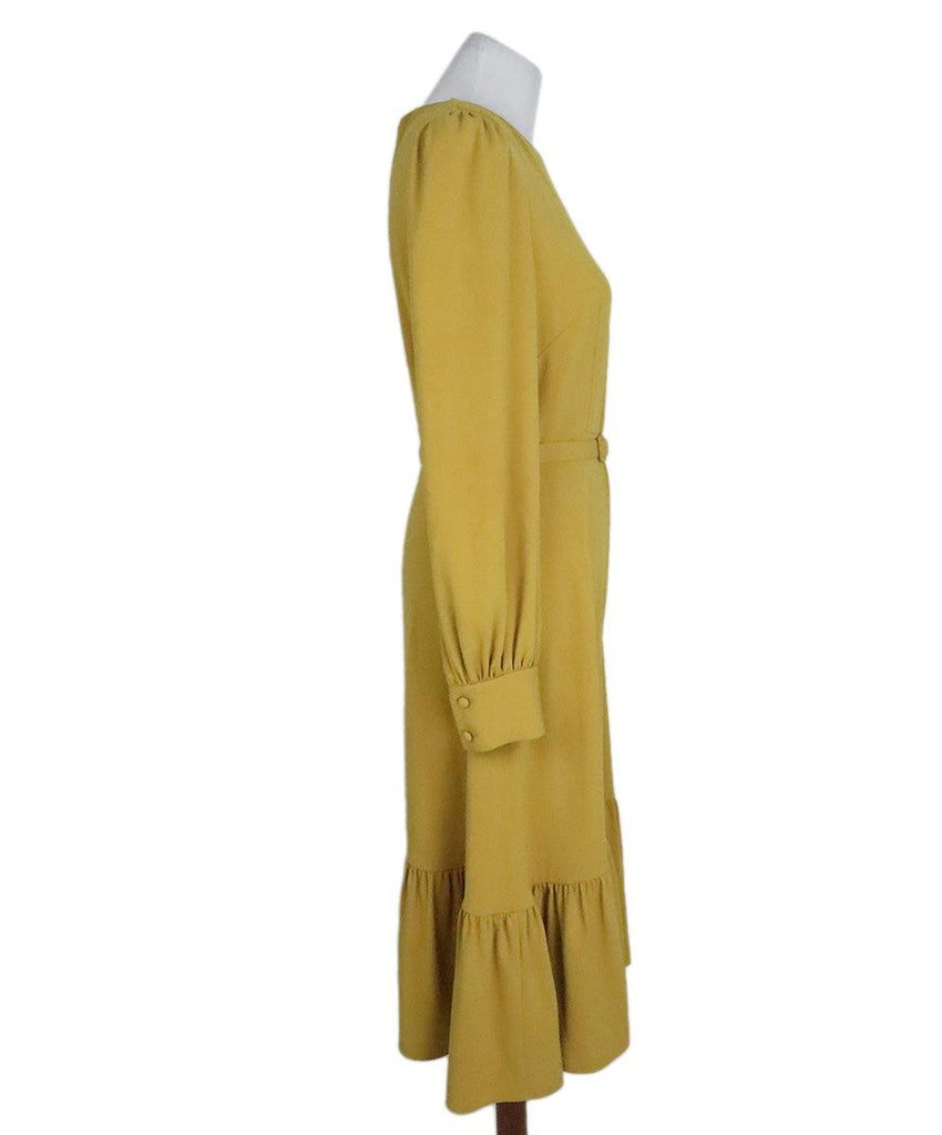 CO Mustard Yellow Dress w/ Belt sz 8 - Michael's Consignment NYC