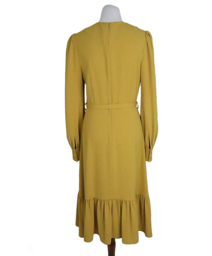 CO Mustard Yellow Dress w/ Belt sz 8 - Michael's Consignment NYC