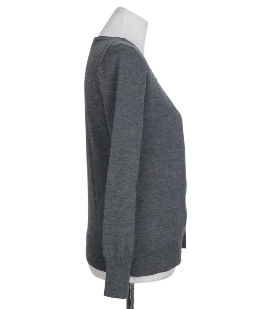 Moschino Grey Virgin Wool Sweater sz 4 - Michael's Consignment NYC