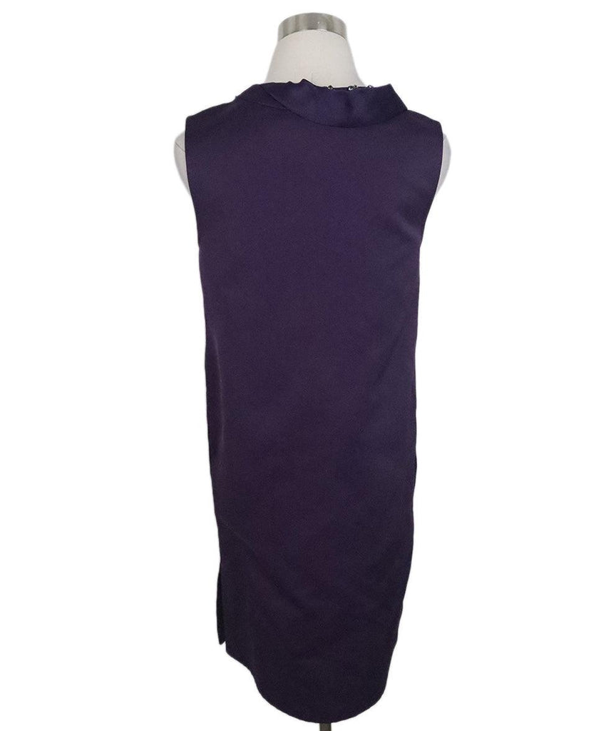 Phillip Lim Purple Silk Rhinestone Dress sz 2 - Michael's Consignment NYC