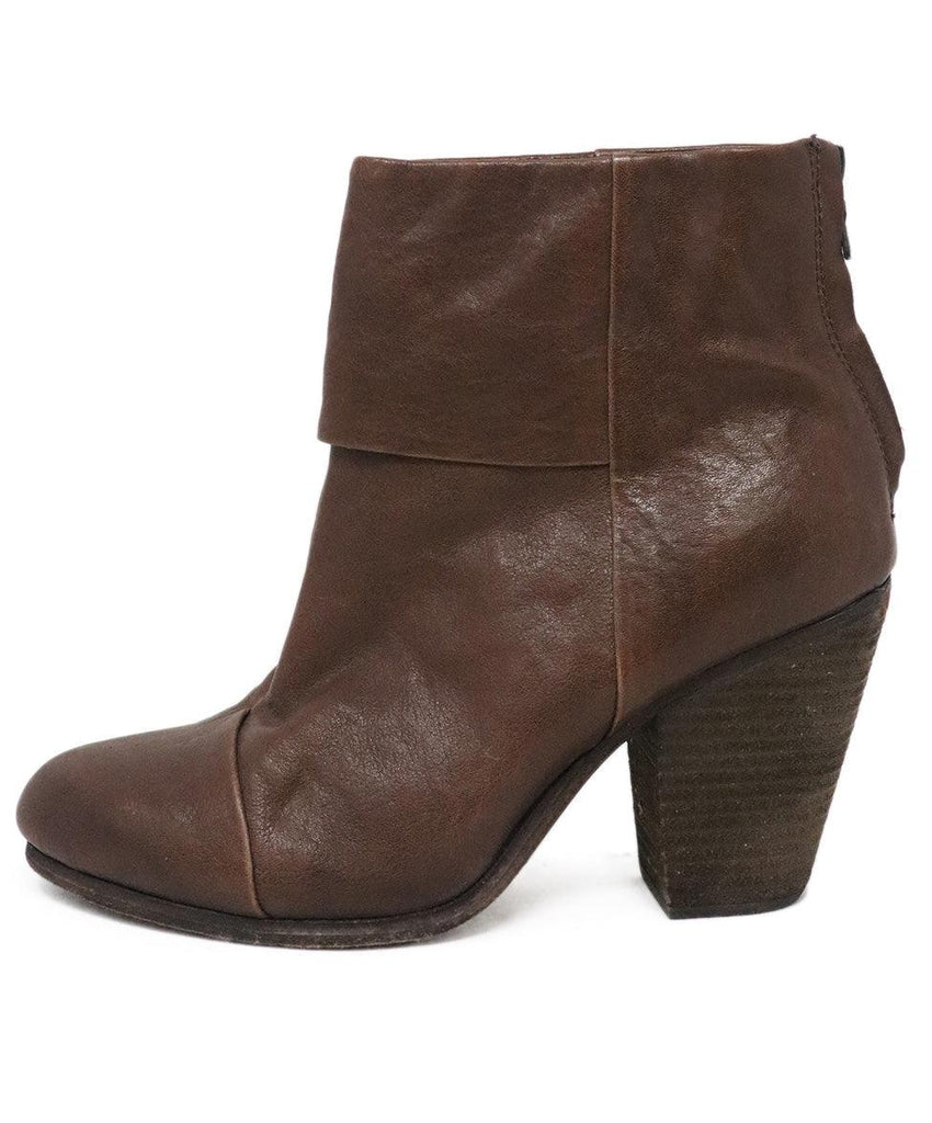 Rag & Bone Brown Leather Booties sz 8 - Michael's Consignment NYC